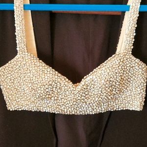 H&M Moschino Diamond Bra Bustier
